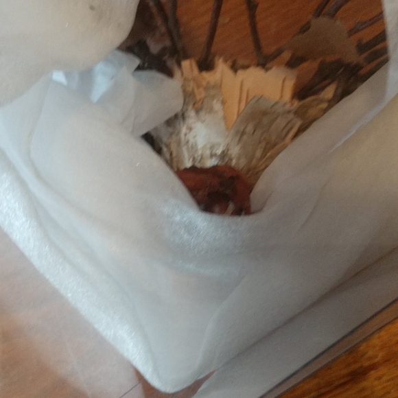 THANKSGIVING FOLKART TURKEY Pinecone Twig & Leaf Gobbler NWT - Picture 6 of 8